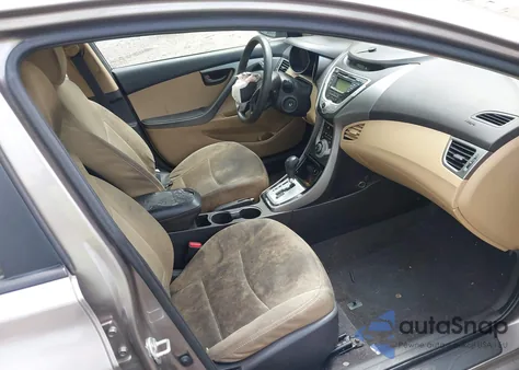 2012 Hyundai Elantra Gls z USA, uszkodzony, nr VIN 5NPDH4AE9CH118972